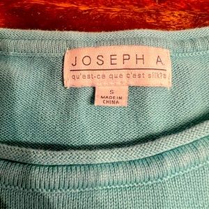 Joseph A colorblock sleeveless sweater